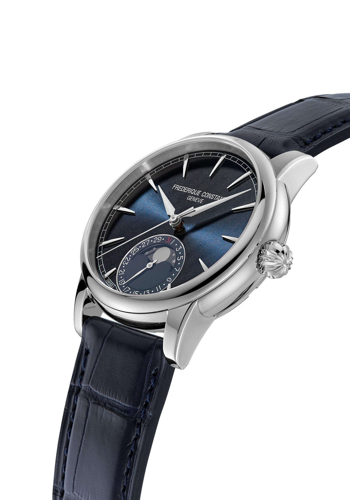 FREDERIQUE CONSTANT GENEVE ムーンフェイス A1260 Manufacture Classic Moonphase Date Watch FC-716N3H6 | Frederique